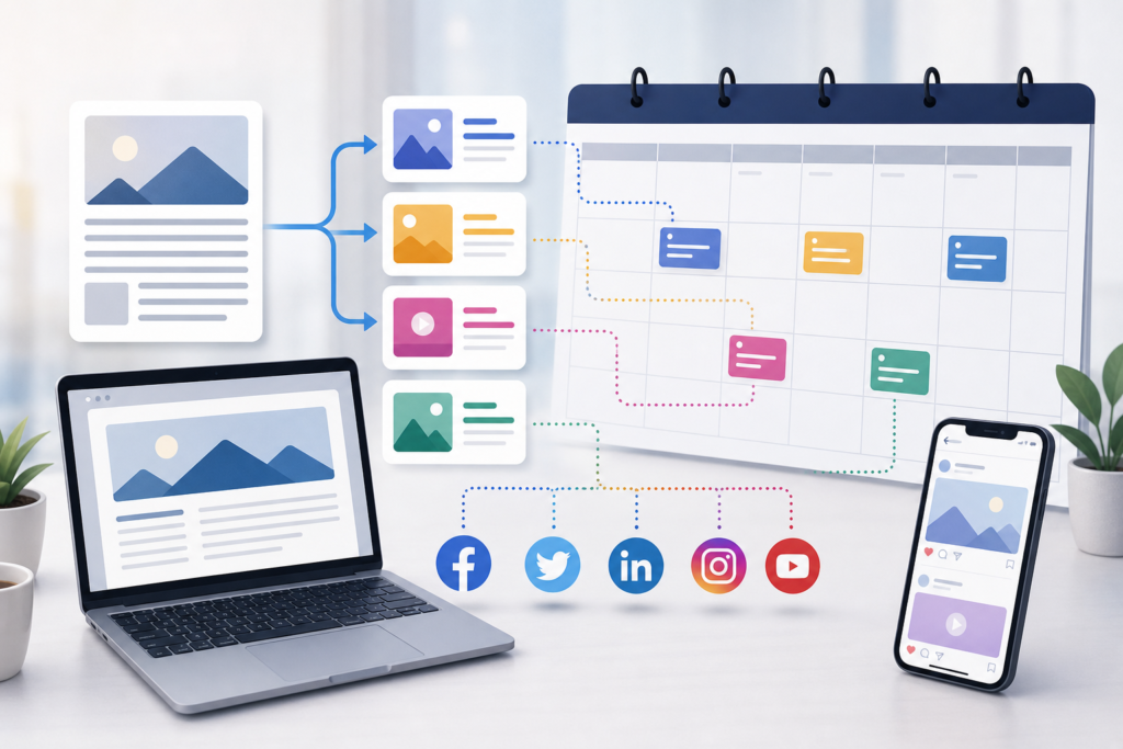 How to Repurpose One Blog Post Into a Full Week of Social Media Content